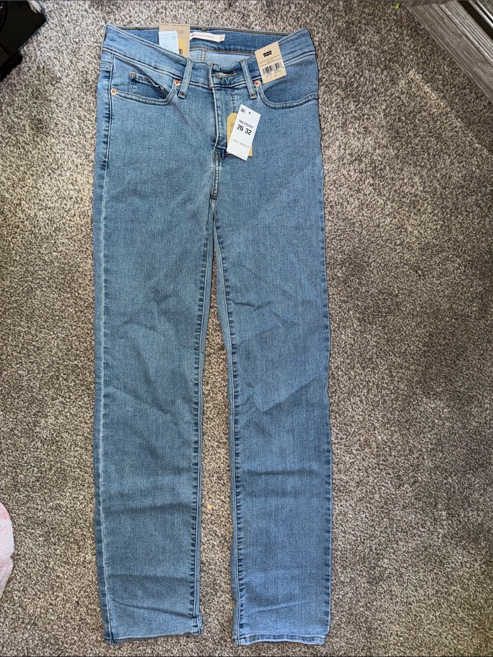Levi's Skinny Jeans in Light Blue Denim